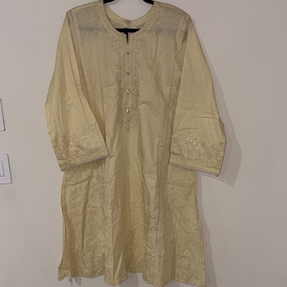 J. Pret Other - J. Pret Elegant Gold Embroidered Kurta Small 10